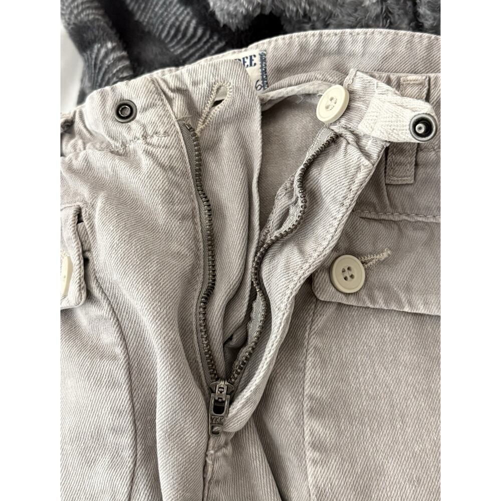 Free People We The Free Lotus Balloon Jean Pants Gray Size 26 Hippie Wide Leg - Picture 7 of 7